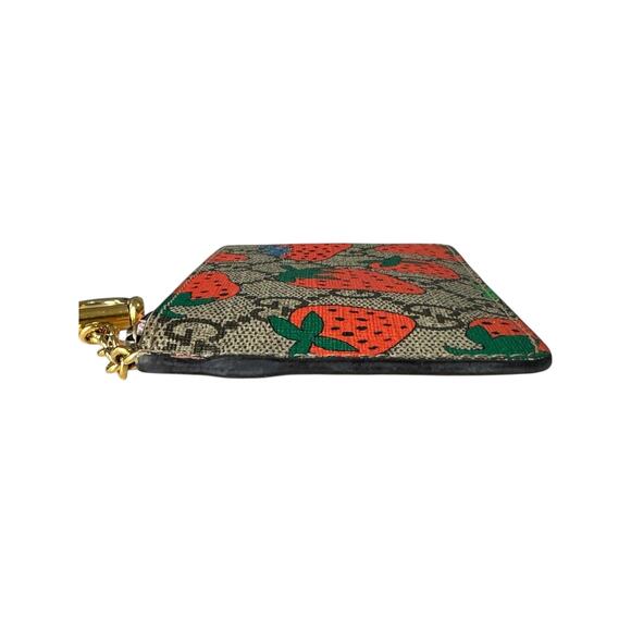 Gucci Strawberry Card Holder Wallet - Picture 4 of 8